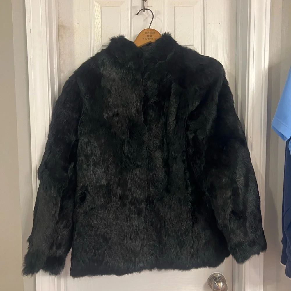 Vintage Rabbit fur coat - Picture 2 of 10